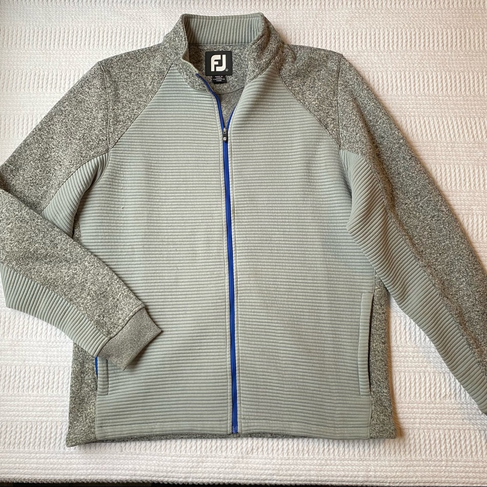 Foot Joy Gray Men Large Zip up Jacket